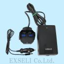 MIVCG-101A 中古整備品 ヤマキ電気製 携帯機2Wayチャージャー シガーライター充電器