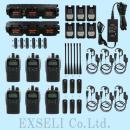 VXD450U 中古整備品 6台セット +(新品イヤホンマイクEX-MD20、リチウムイオン充電池、連結型充電器、ACアダプタ付き) スタンダード製 デジタル簡易無線免許局(5W)