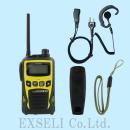 DJ-PB20Y 未使用新古品(箱付き)1台+新品耳かけ式イヤホンマイク付 アルインコ製の特定小電力トランシーバー