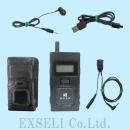 通信距離50m BRIDGECOM X5 (BM-X5) 中古整備品(通信距離が短い) +切替付ピン型マイク、小型高遮音性イヤホン付き ベアー製 多人数同時通話型無線システム